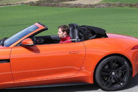 Jaguar F-Type S, Verdeck, öffnet