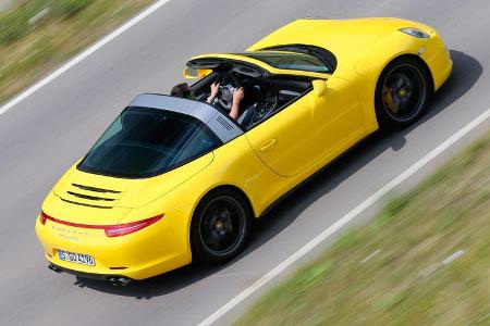 Porsche Targa 4S, Seitenansicht