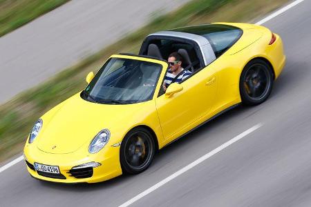 Porsche Targa 4S, Seitenansicht