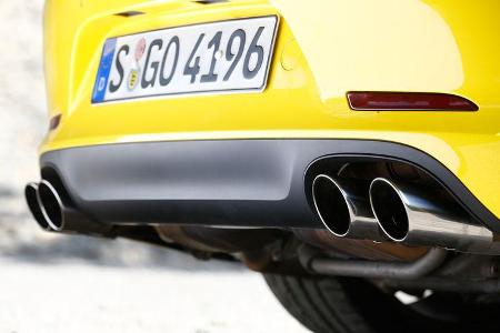 Porsche Targa 4S, Auspuff, Endrohre