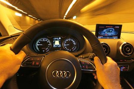 Audi A3 Sportback e-tron, Cockpit, Fahrersicht