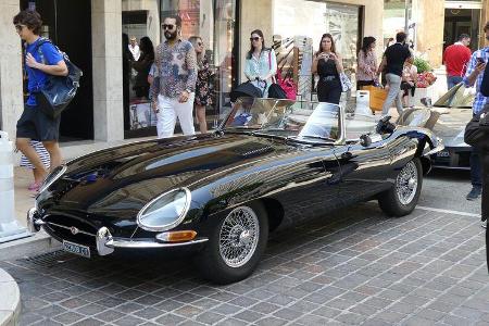 Jaguar E-Type Cabrio - Carspotting - GP Monaco 2018
