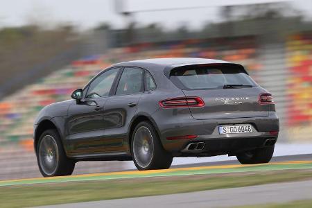 Porsche Macan Turbo, Heckansicht