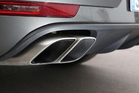 Porsche Macan Turbo, Auspuff, Endrohre