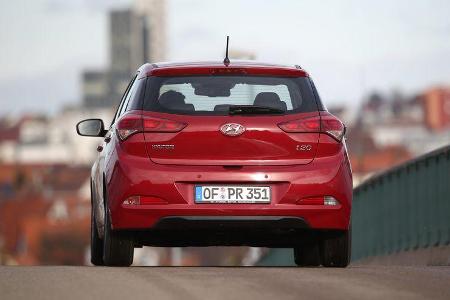 Hyundai i20 1.2, Heckansicht