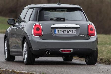 Mini One D, Heckansicht