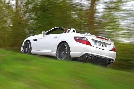 Mercedes SLK 55 AMG, Heck, Seitenlinie