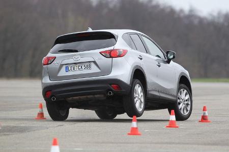 Mazda CX-5 Skyaktiv-D AWD Sports-Line, Heck, Kurve