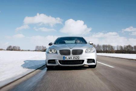 BMW M550d x-Drive, Frontansicht, Kühlergrill