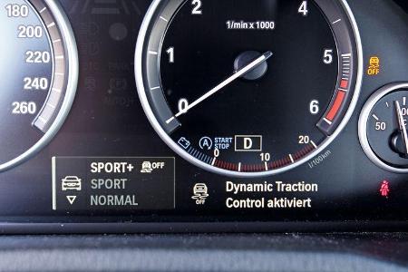 BMW X3 x-Drive 35d, Rundinstrumente, Instrumentenanzeige