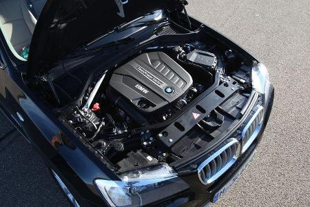 BMW X3 x-Drive 35d, Motor, Motorraum