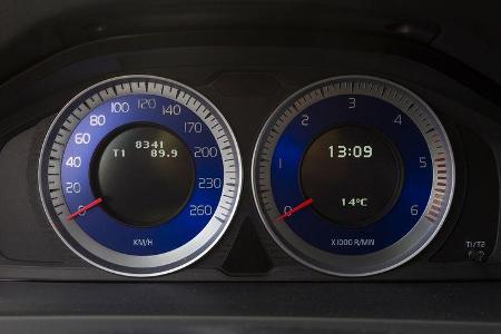 Volvo S60 D5 Polestar Edition R Design, Rundinstrumente, Tacho