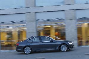 BMW 740i, Exterieur Seite