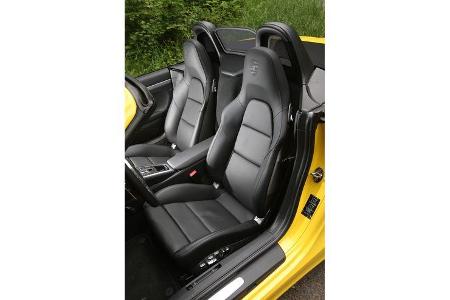 Porsche Boxster S, Vordersitz, Fahrersitz