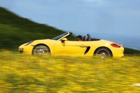 Porsche Boxster S, Seitenansicht