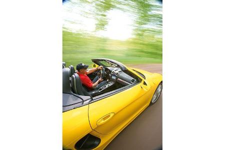 Porsche Boxster S, Seitentür, Cockpit
