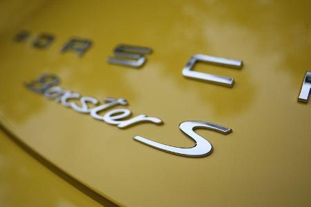 Porsche Boxster S, Typenbezeichnung, Schriftzug