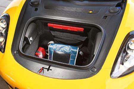 Porsche Boxster, Kofferraum, Gepäckablage