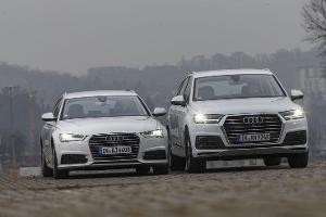 Audi A6 Avant 3.0 TDI Quattro, Audi Q7 3.0 TDI Quattro, Exterieur Front