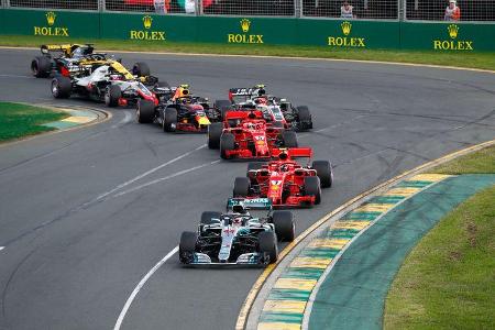 Start - GP Australien 2018 - Melbourne - Rennen