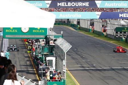Sebastian Vettel - Ferrari - GP Australien 2018 - Melbourne - Rennen