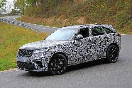 Range Rover Velar SVR Erlkönig