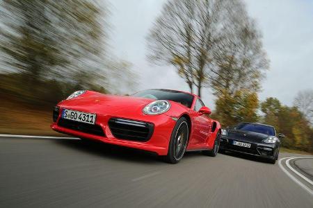 Porsche 911 Turbo, Porsche Panamera Turbo, Exterieur