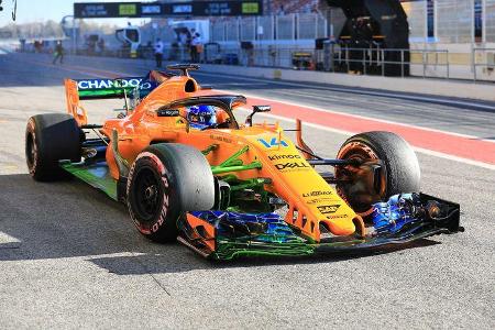 Fernando Alonso - McLaren - F1-Test - Barcelona - Tag 8 - 9. März 2018