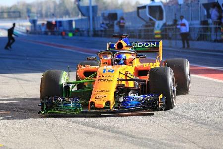 Fernando Alonso - McLaren - F1-Test - Barcelona - Tag 8 - 9. März 2018