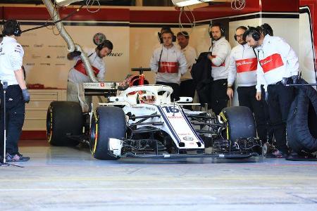 Charles Leclerc - Sauber - F1-Test - Barcelona - Tag 8 - 9. März 2018