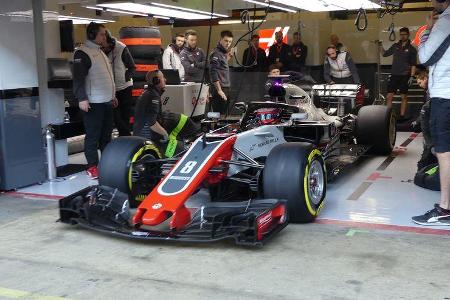 Romain Grosjean - HaasF1 - F1-Test - Barcelona - Tag 8 - 9. März 2018