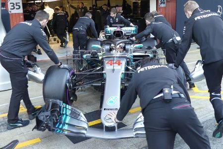 Lewis Hamilton - Mercedes - F1-Test - Barcelona - Tag 8 - 9. März 2018