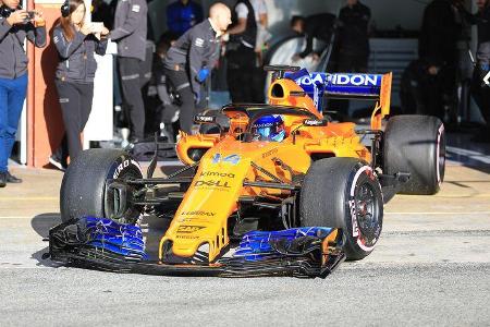 Fernando Alonso - McLaren - F1-Test - Barcelona - Tag 8 - 9. März 2018
