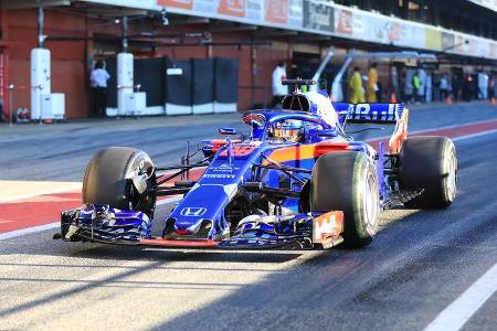 Brendon Hartley - Toro Rosso - F1-Test - Barcelona - Tag 8 - 9. März 2018