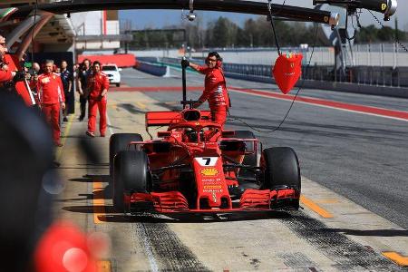 Kimi Räikkönen - Ferrari - F1-Test - Barcelona - Tag 8 - 9. März 2018