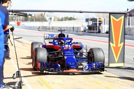 Brendon Hartley - Toro Rosso - F1-Test - Barcelona - Tag 8 - 9. März 2018