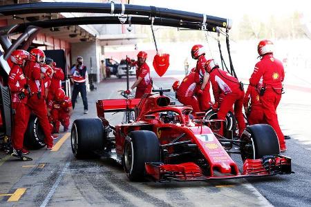 Kimi Räikkönen - Ferrari - F1-Test - Barcelona - Tag 8 - 9. März 2018