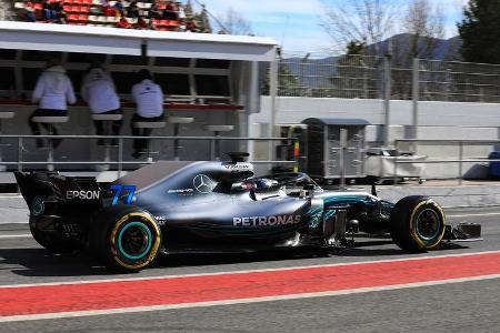 Valtteri Bottas - Mercedes - F1-Test - Barcelona - Tag 8 - 9. März 2018