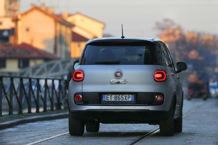 Fiat 500L 1.6 Multijet, Heckansicht