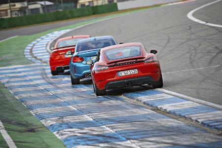 Audi TT RS Coupé, BMW M2 Coupé DKG, Porsche 718 Cayman GTS PDK, Exterieur