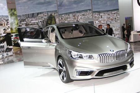 Sitzprobe BMW Active Tourer Paris 2012 Dralle