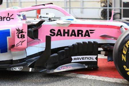 Sergio Perez - Force India - F1-Test - Barcelona - Tag 7 - 8. März 2018