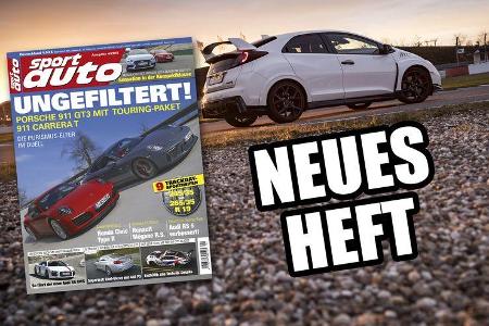 Das neue Heft von sport auto, Ausgabe 4/2018, ist ab Freitag, 9. März 2018 erhältlich. Unsere Themen: Porsche 911 T vs. 911 ...