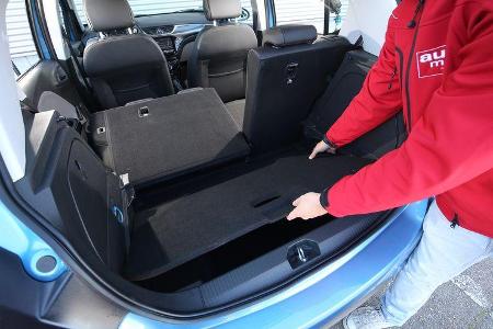 Opel Corsa, Kofferraum