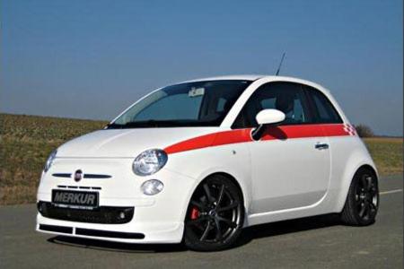 Merkur-Tuning macht den Fiat 500 sportlicher.