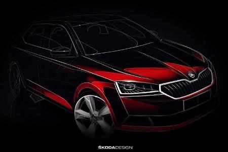 Skoda Fabia Teaser Genf 2018