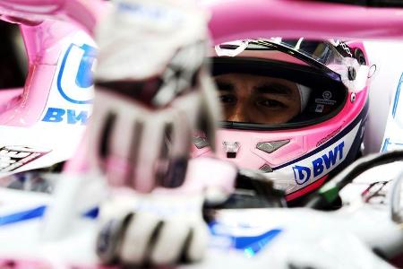 Sergio Perez - Force India - Formel 1 - GP Aserbaidschan - 28. April 2018