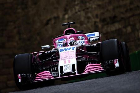 Sergio Perez - Force India - Formel 1 - GP Aserbaidschan - 28. April 2018