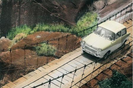 Neues Einsatzgefährt: Für den zweiten Teil der Reise tauschten die Backhausens das Goggo-Coupé gegen den neuen, viertaktende...