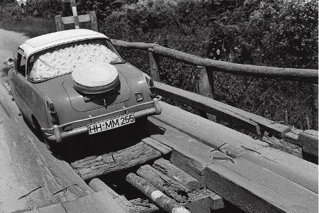 Abenteuerlich: Die Brücken entsprachen nicht immer bundesrepublikanischen Standards.